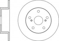จานโรเตอร์, NIBK, 42431-22180, RN1487, TOYOTA (018927)