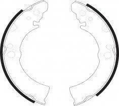 AKEBONO Brake Shoes 04497-20030 K2232