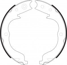 NIBK, Brake Shoes, 4241N6, FN0625, CITROEN