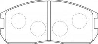 NIBK, Brake Pad, A-109K, PN3089, AKEBONO
