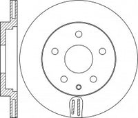 Rotor Disc, NIBK, F151-26-251, RN1907V, MAZDA (018085)