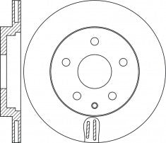 Rotor Disc, NIBK, F151-26-251, RN1907V, MAZDA (018085)