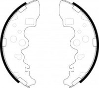 NIBK, Brake Shoes, K3407, FN3407, KASHIYAMA