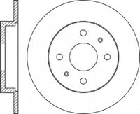 Rotor Disc, NIBK, MB699287, RN1923, MITSUBISHI (018204)