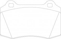 ผ้าเบรค NIBK, 9949509, PN0202, ALFA ROMEO (009503)