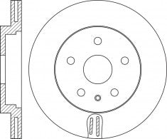 Rotor Disc, NIBK, 6 069 9518, RN1022V, ALFA ROMEO (009493)