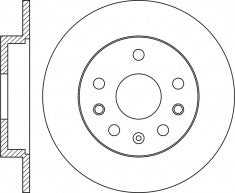 Rotor Disc, NIBK, 93184247, RN1801, GM (018568)