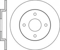 Rotor Disc, NIBK, 561375B, RN1018, BENDIX (017300)
