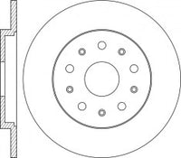 Rotor Disc, NIBK, 04779 886AB, RN1767, CHRYSLER (017657)