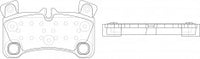 NIBK, Brake Pad, D1350-8460, PN0530, FMSI