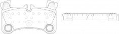 NIBK, Brake Pad, D1350-8460, PN0530, FMSI