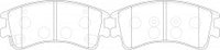 NIBK, Brake Pad, AN-719WK, PN5526, AKEBONO