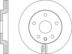 Rotor Disc, NIBK, 13502053, RN34003V, CHEVROLET (016824)