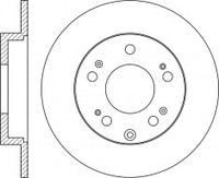 Rotor Disc, NIBK, 42510TZ5A00, RN1937, HONDA (016673)