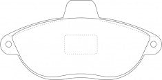 NIBK, Brake Pad, 571843B, PN0167, BENDIX EUR
