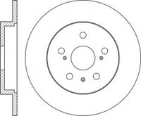 จานโรเตอร์, NIBK, 42431-12270, RN2140, TOYOTA (018945)