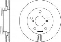 Rotor Disc, NIBK, 43512-0K010, RN1340V, TOYOTA (019045)