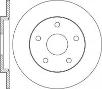 Rotor Disc, NIBK, 04721 677AA, RN1919, CHRYSLER (016917)