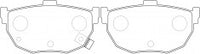 NIBK, Brake Pad, A-263WK, PN2130, AKEBONO