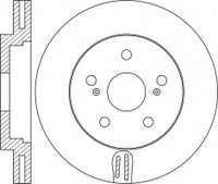 Rotor Disc, NIBK, 43512-28190, RN1617V, TOYOTA (018818)