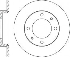 Rotor Disc, NIBK, 562059B, RN1079, BENDIX (018184)