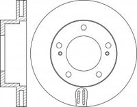 จานโรเตอร์, NIBK, 43512-60180, RN1268V, TOYOTA (019066)