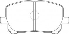 NIBK, Brake Pad, A-667WK, PN1470, AKEBONO
