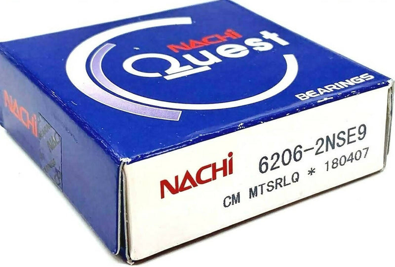 NACHI , Deep Groove Ball Bearing, JAPAN, 6206 2RS