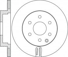 Rotor Disc, NIBK, 432061LB0A, RN1495V, NISSAN (018496)