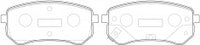 NIBK, Brake Pad, 572527B, PN0526, BENDIX EUR