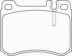 ผ้าเบรค NIBK DB1183 PN0039 BENDIX AUS (018142)