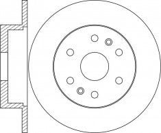 Rotor Disc, NIBK, 584112J000, RN1655, KIA (017682)