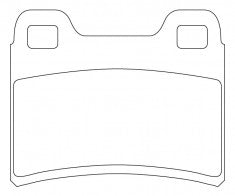NIBK, Brake Pad, 571850B, PN0294, BENDIX EUR