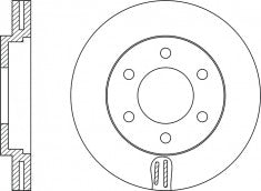 Rotor Disc, NIBK, 4251226160, RN1266V, OEM (019013)