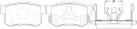 NIBK, Brake Pad, AN-684WK, PN8807, AKEBONO