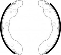 NIBK, Brake Shoes, K9943, FN9943, KASHIYAMA
