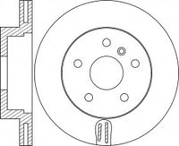 Rotor Disc, NIBK, SDB000200, RN1950V, LAND ROVER (017776)