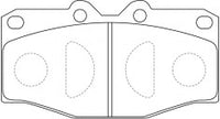 NIBK, Brake Pad, AN-395, PN1394, AKEBONO