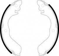 NIBK, Brake Shoes, NN-3052, FN6707, AKEBONO