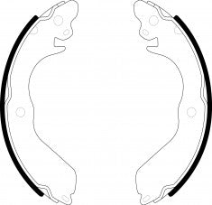 NIBK, Brake Shoes, NN-3052, FN6707, AKEBONO