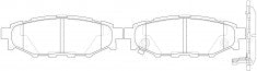ဘရိတ်ပတ်၊ NIBK၊ A-692WK၊ PN7501၊ AKEBONO (018728)