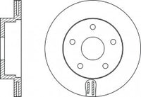 จานโรเตอร์, NIBK, 562116B, RN1276V, BENDIX (018755)