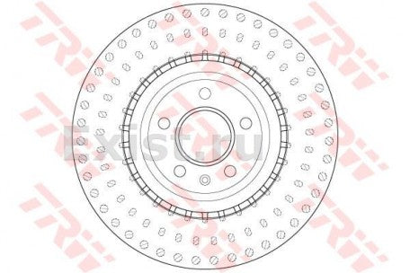 Rotor Disc Df, TRW, 4G0 615 301, 6149S, AUDI (068338)