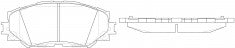 ผ้าเบรค NIBK AN742K PN1524 AKEBONO (016860)