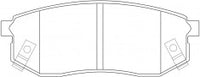 NIBK, Brake Pad, 58302-M2A00, PN0366, HYUNDAI