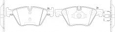 NIBK, Brake Pad, 34 11 6 775 310, PN0545, BMW