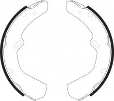 NIBK, Brake Shoes, K-1159, FN1159, KASHIYAMA