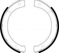 NIBK, Brake Shoes, FN6615