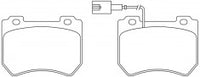 NIBK, Brake Pad, 7 736 4900, PN0740W, ALFA ROMEO