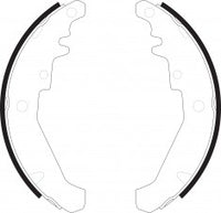 NIBK, Brake Shoes, 77362454, FN0580, FIAT
